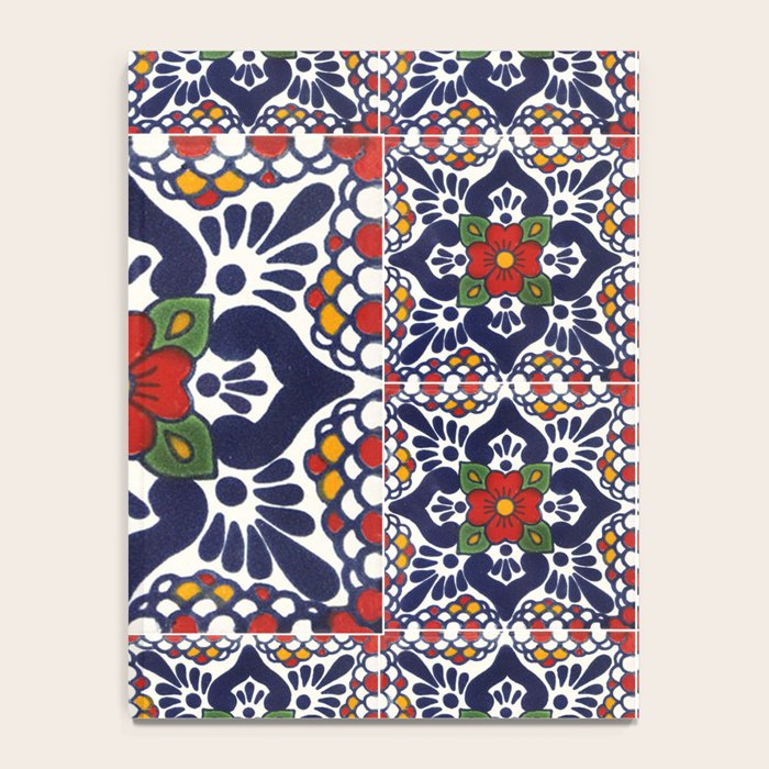 talavera mexican tile pattern Notebook Gallery Image 4