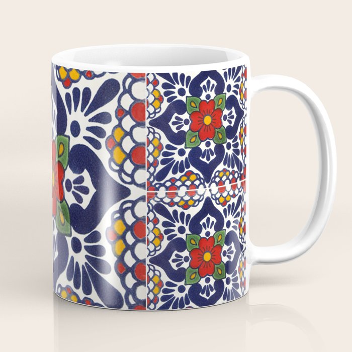talavera mexican tile pattern Coffee Mug Gallery Image 1