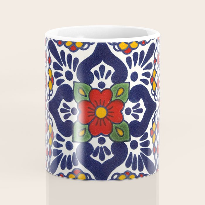talavera mexican tile pattern Coffee Mug Gallery Image 4