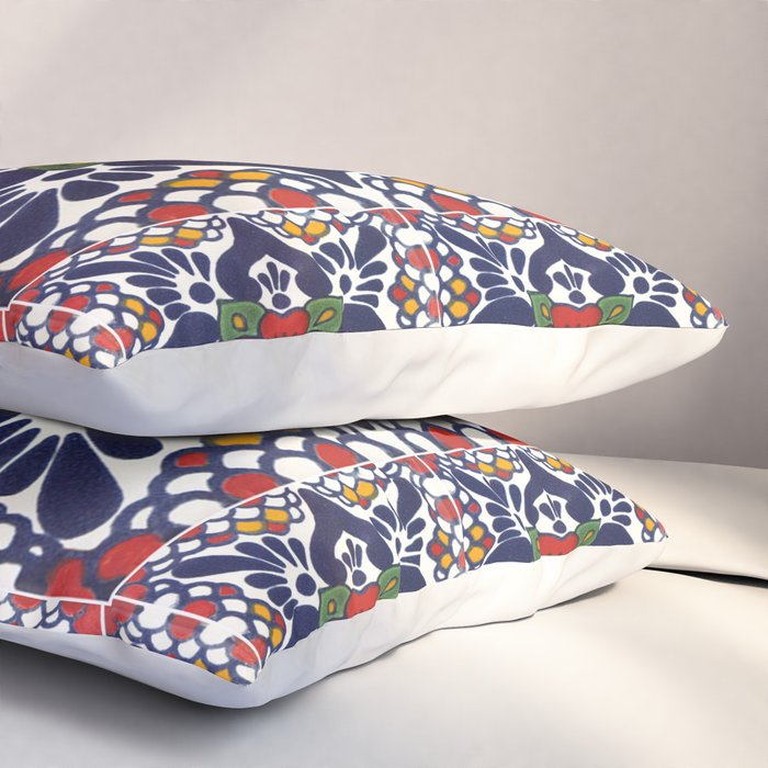 talavera mexican tile pattern Pillow Sham Gallery Image 3