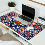 talavera mexican tile pattern Desk Mat Gallery Image 2