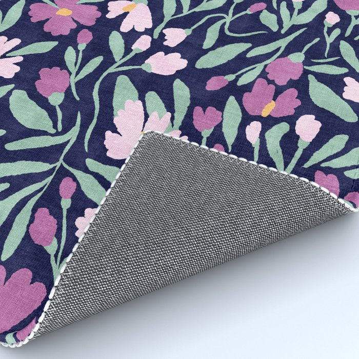 Pink Midnight Bloom Rug Gallery Image 4