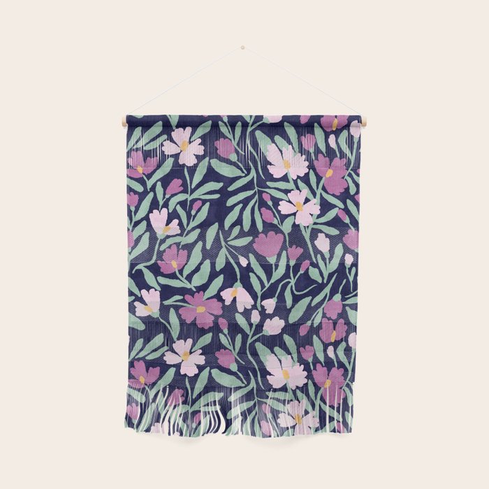 Pink Midnight Bloom Wall Hanging Gallery Image 1