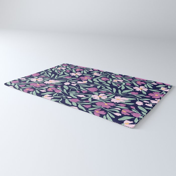 Pink Midnight Bloom Rug Gallery Image 3