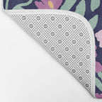 Pink Midnight Bloom Bath Mat Gallery Image 2
