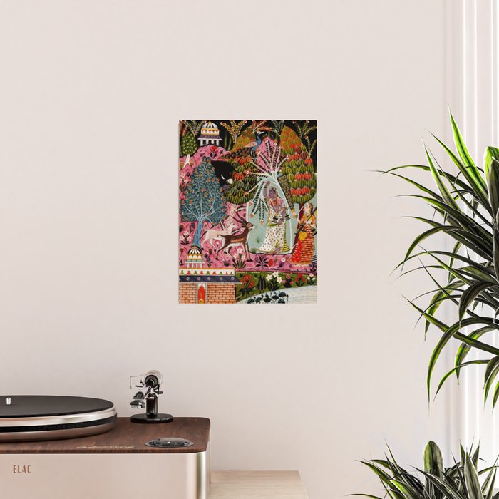 Todi Ragini Indian Painting Illustration Poster Gallery Image 2