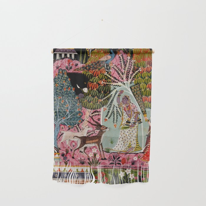 Todi Ragini Indian Painting Illustration Wall Hanging Gallery Image 1