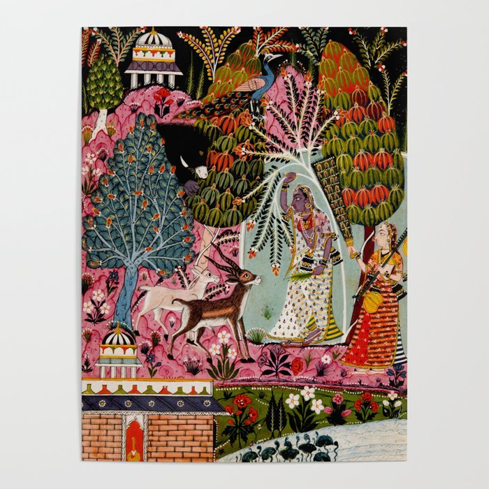 Todi Ragini Indian Painting Illustration Poster Gallery Image 4
