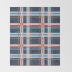 Dark Bold Linear Harmony Throw Blanket Gallery Image 2