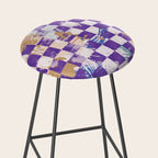 Grid of artistic strokes L Stool Gallery Image 2