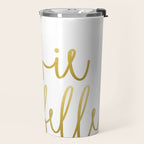 La vie est belle #society6 #typography #buyart Travel Mug Gallery Image 2
