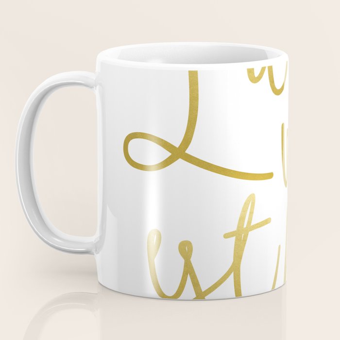 La vie est belle #society6 #typography #buyart Coffee Mug Gallery Image 3