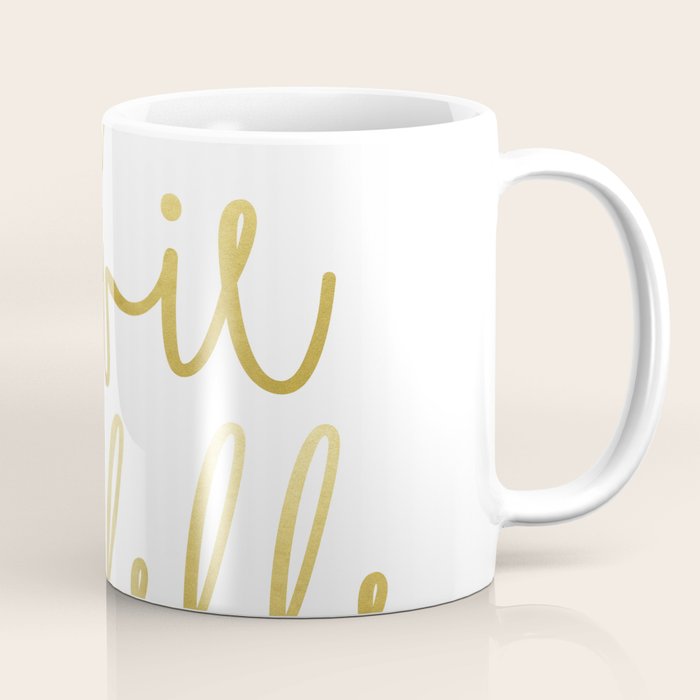 La vie est belle #society6 #typography #buyart Coffee Mug Gallery Image 1