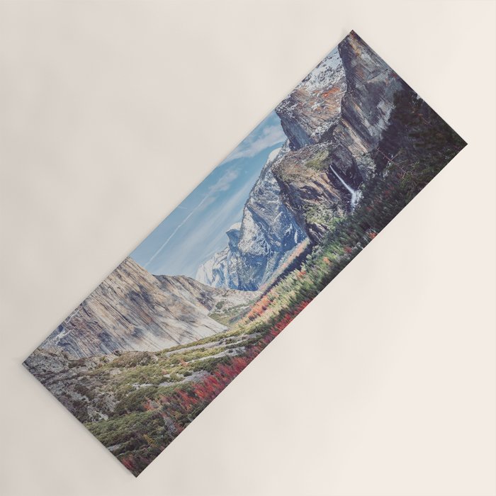 Tunnel View Yosemite Valley Yoga Mat Gallery Image 1