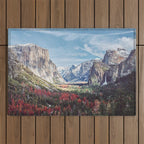 Tunnel View Yosemite Valley Outdoor Rug Gallery Image 1