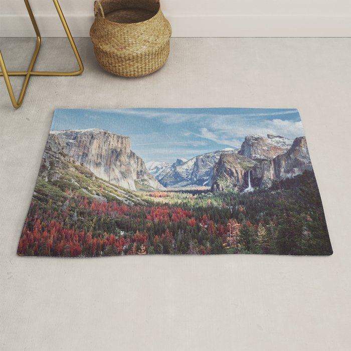 Tunnel View Yosemite Valley Rug Gallery Image 1