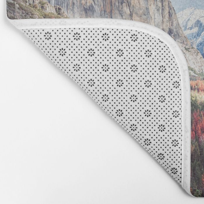 Tunnel View Yosemite Valley Bath Mat Gallery Image 2