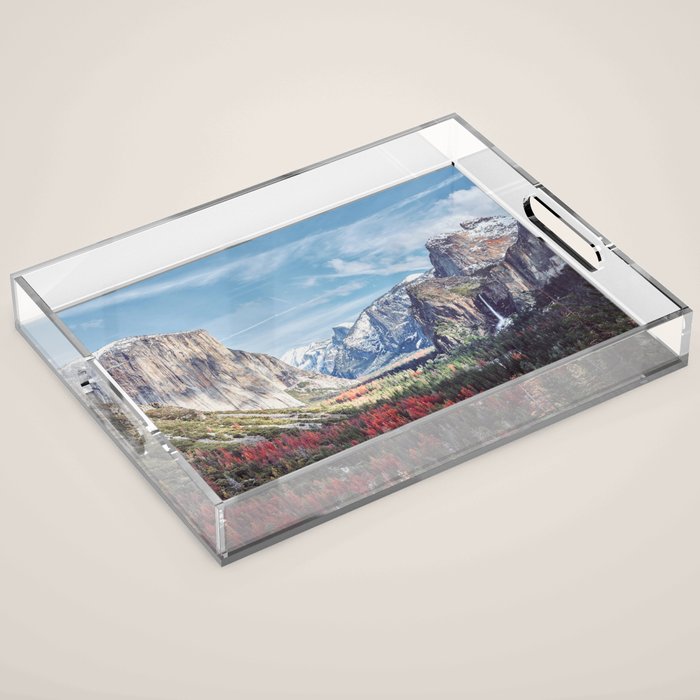 Tunnel View Yosemite Valley Acrylic Tray Gallery Image 1