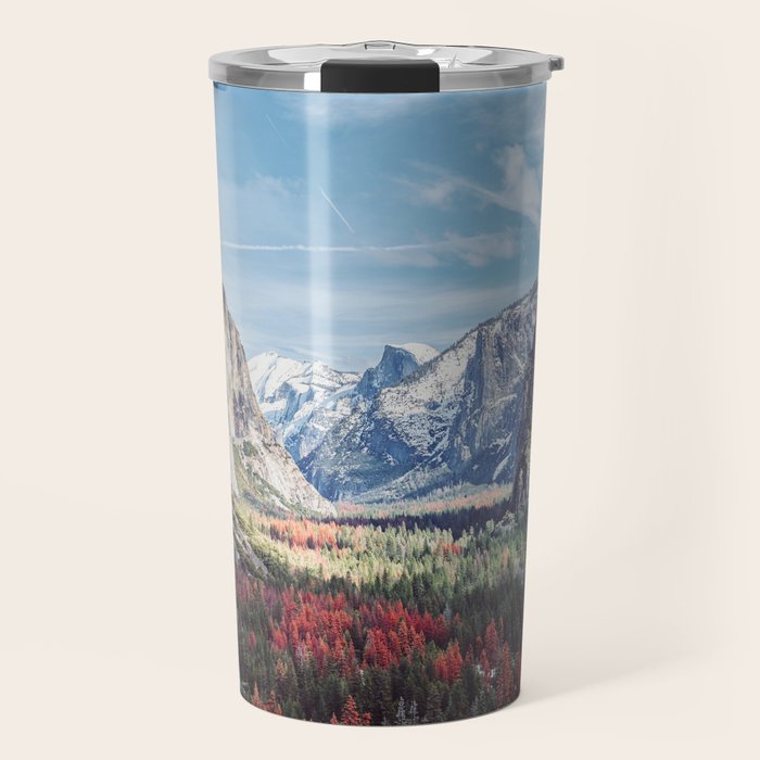 Tunnel View Yosemite Valley Travel Mug Gallery Image 1