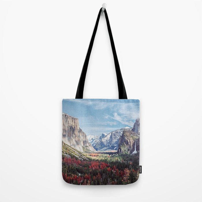 Tunnel View Yosemite Valley Tote Bag Gallery Image 2