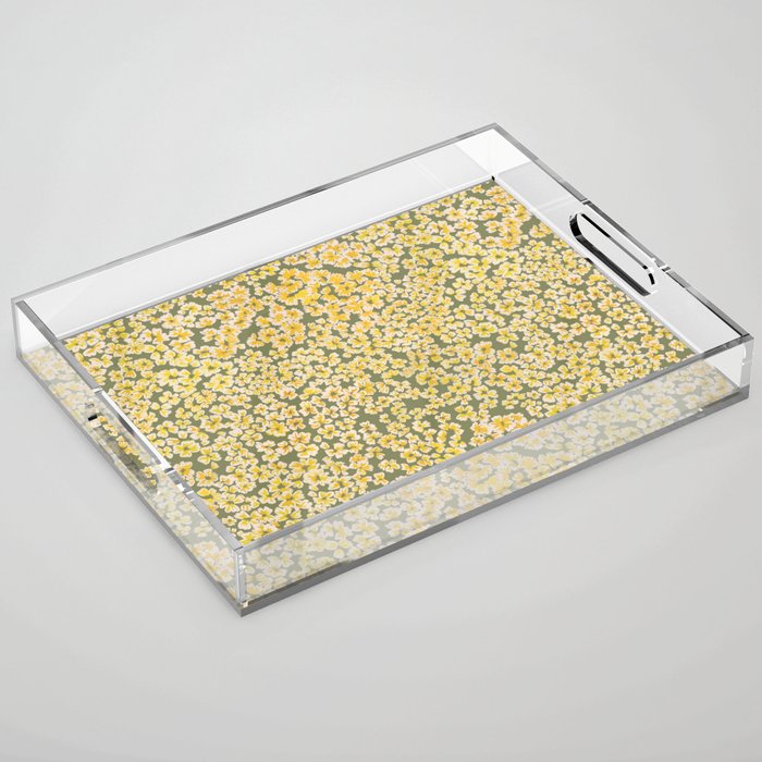 Bohemian Wildflower Meadow Acrylic Tray Gallery Image 1