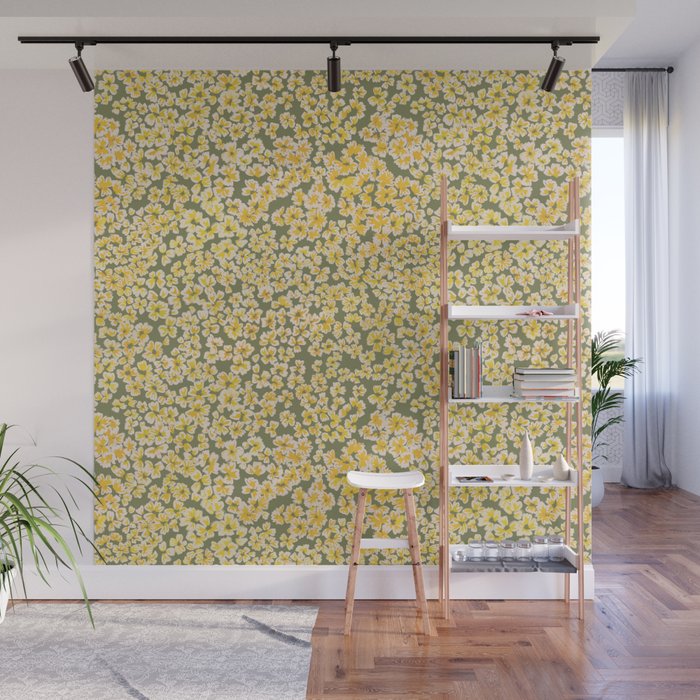 Bohemian Wildflower Meadow Wall Mural Gallery Image 1