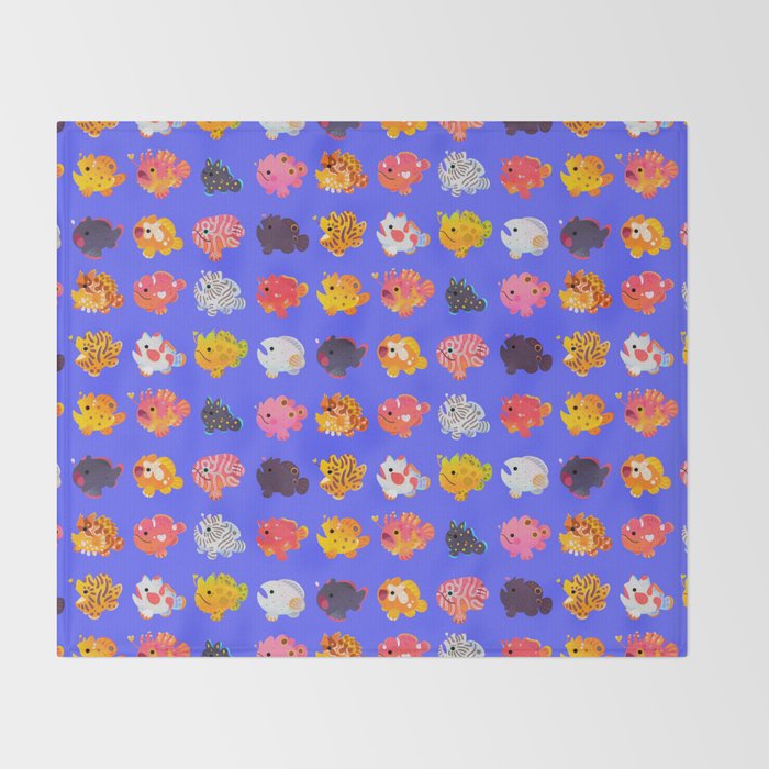 Frogfish Throw Blanket Gallery Image 2