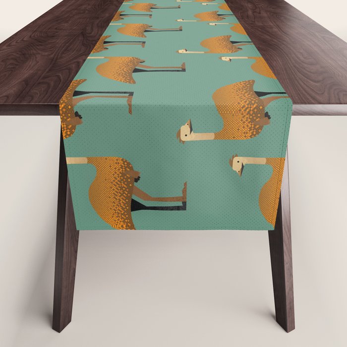 Whimsy Emu Table Runner Gallery Image 1