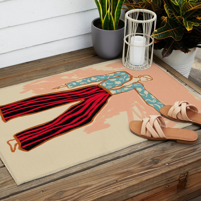 NEW YEAR DANCE Outdoor Rug Gallery Image 2