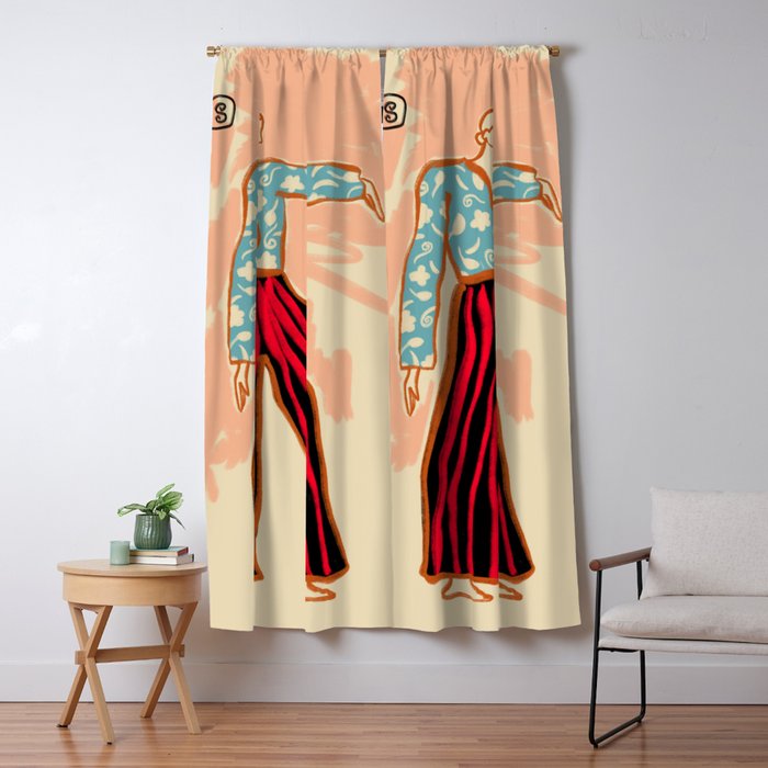 NEW YEAR DANCE Window Curtain Gallery Image 5