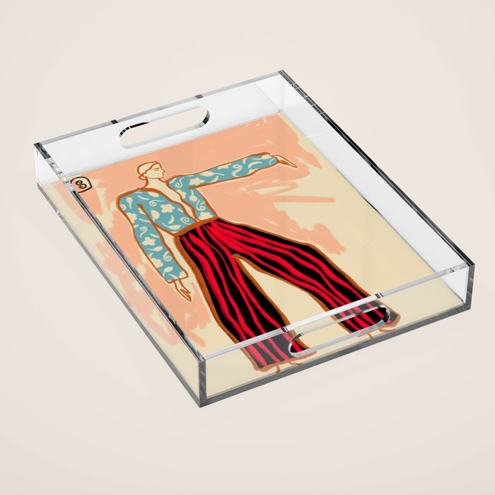 NEW YEAR DANCE Acrylic Tray Gallery Image 1