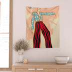 NEW YEAR DANCE Wall Tapestry Gallery Image 2