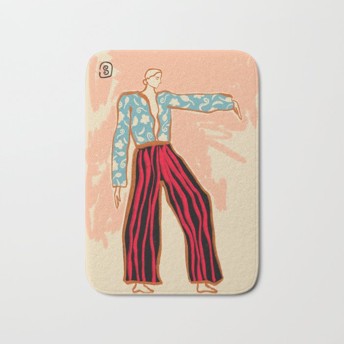 NEW YEAR DANCE Bath Mat Gallery Image 1