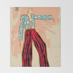 NEW YEAR DANCE Throw Blanket Gallery Image 2