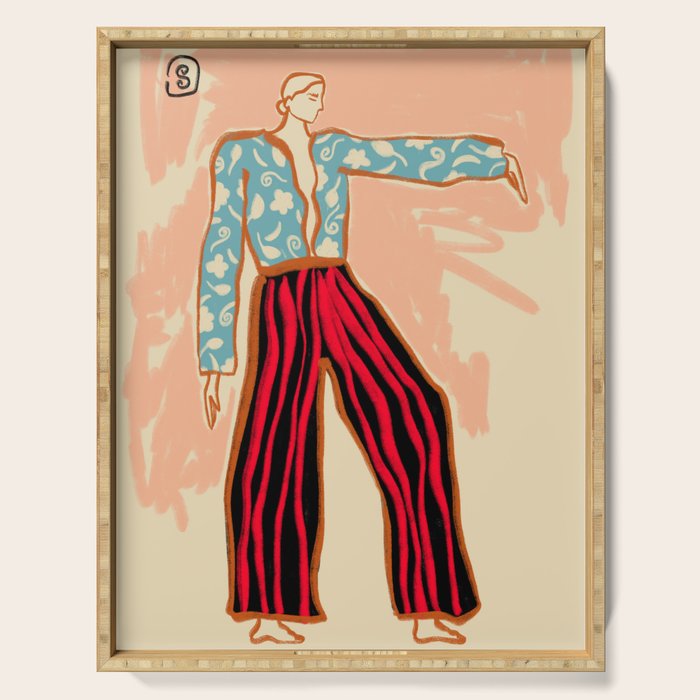 NEW YEAR DANCE Serving Tray Gallery Image 1