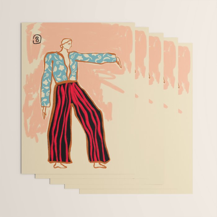 NEW YEAR DANCE Wrapping Paper Gallery Image 3