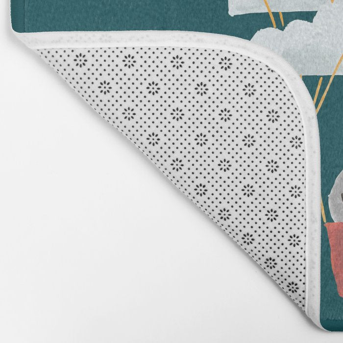 Hot cloud baloon - moon and star Bath Mat Gallery Image 2