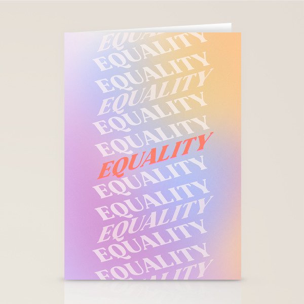 Equality Stationery Card Gallery Image 2