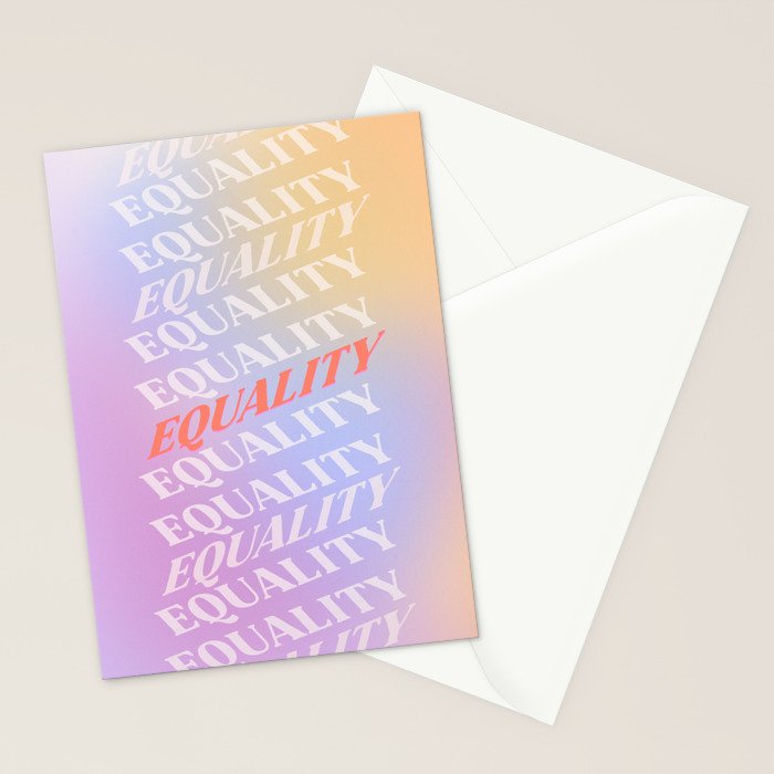Equality Stationery Card Gallery Image 2