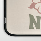 NURTURE NATURE (IN GREEN AND MAUVE) Laptop Sleeve Gallery Image 3
