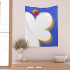June002 - modern abstract shapes Wall Tapestry Gallery Image 2