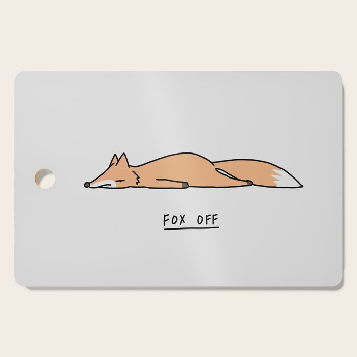 Fox Off Cutting Board Gallery Image 1