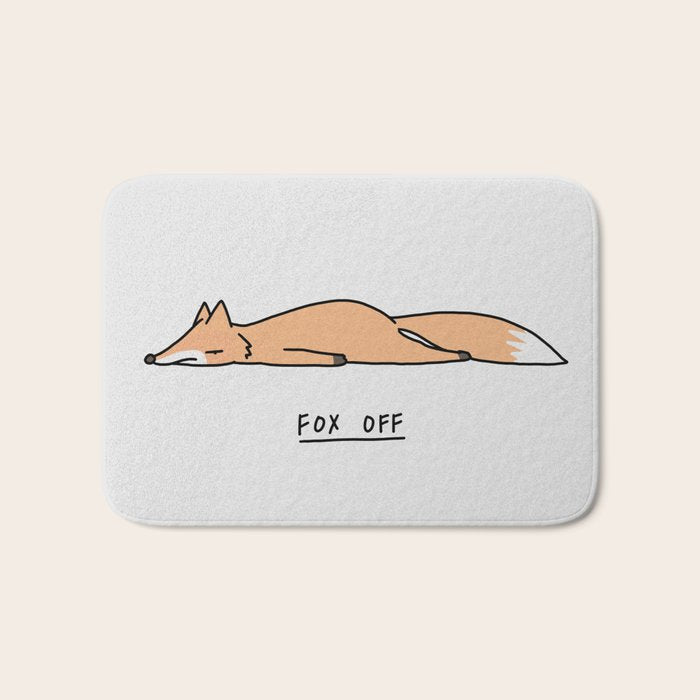 Fox Off Bath Mat Gallery Image 1