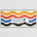 Bauhaus Waves Desk Mat Gallery Image 1