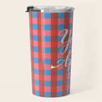 You and Me Apres Ski in Plaid Travel Mug Gallery Image 3