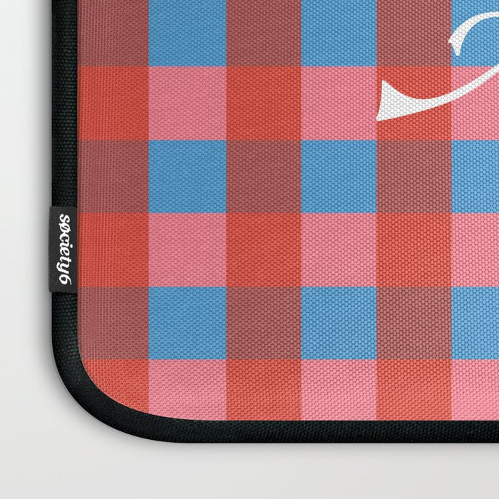 You and Me Apres Ski in Plaid Laptop Sleeve Gallery Image 3