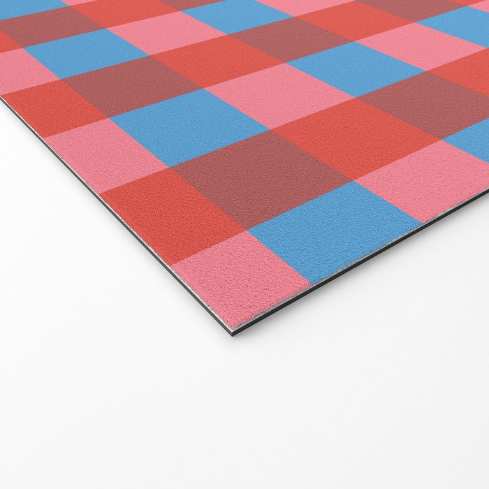 You and Me Apres Ski in Plaid Welcome Mat Gallery Image 2
