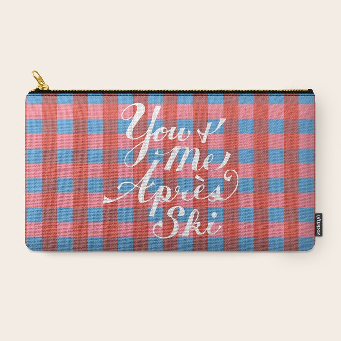 You and Me Apres Ski in Plaid Carry All Pouch Gallery Image 2