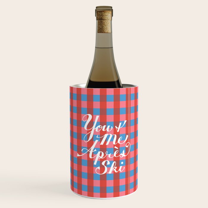 You and Me Apres Ski in Plaid Wine Chiller Gallery Image 1