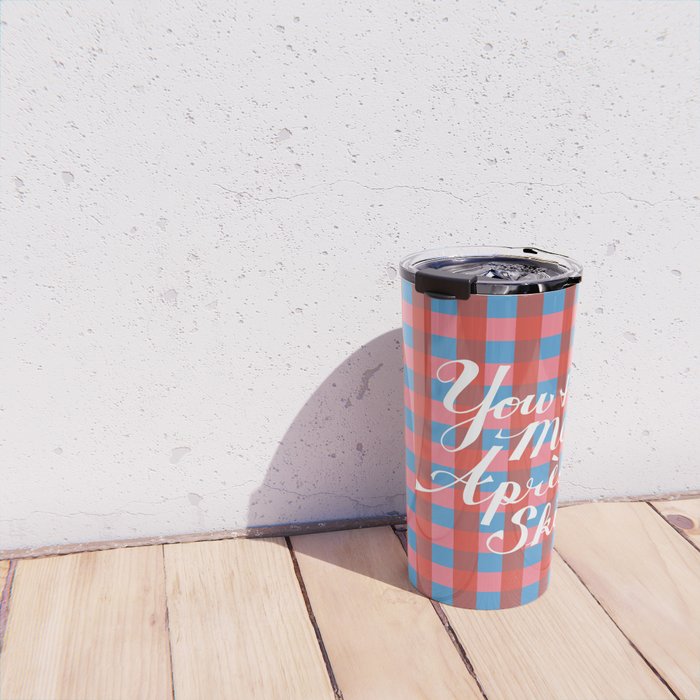 You and Me Apres Ski in Plaid Travel Mug Gallery Image 4